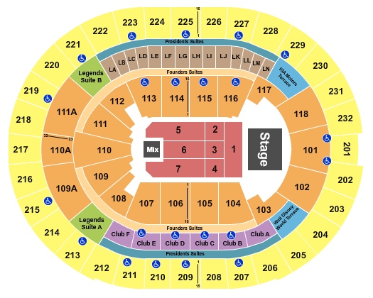 Kia Center Ana Gabriel Seating Chart